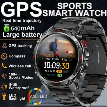 Military GPS AMOLED Smartwatch