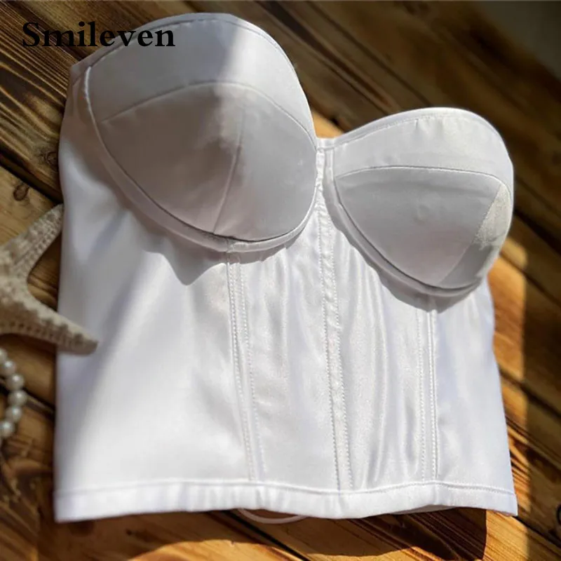 

Smileve White Sweetheart Corset Shapewear Satin Corset Wear For Formal Evening Dress Prom Dresses For Weeding Party Gowns 2024