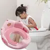 Baby Potty Training Toilet Seat Anti-Slip Soft Toilet Seat Cushion Pad Comfortable Toilet Ring Easy-Clean Training Toilet Padded 4