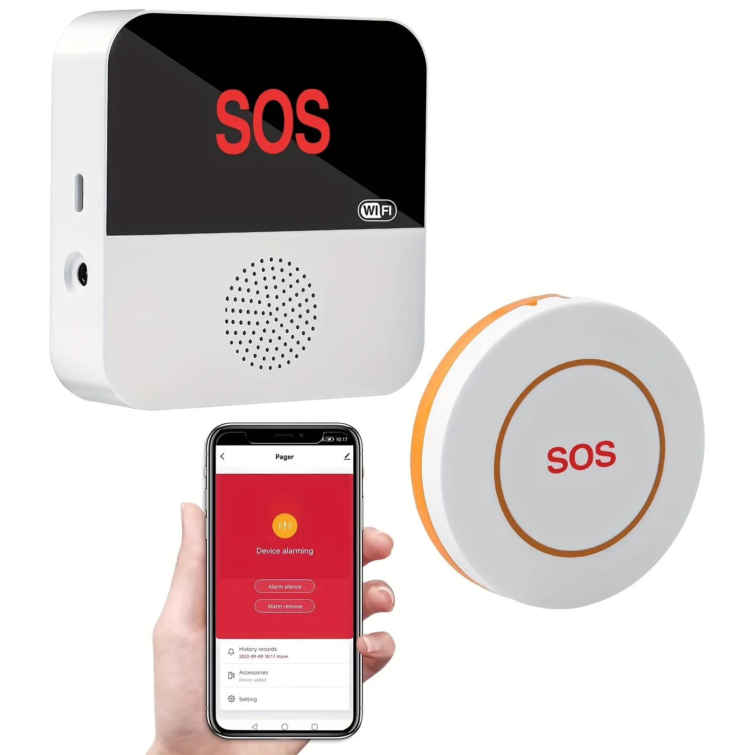 

Беспроводной пейджер с Wi-Fi для пожилых людей и детей