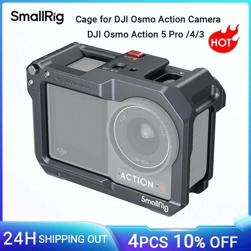VRIG Asta Di Prolunga Per Osmo Action (54cm) - Treppiede Integrato E Testa Sferica 360° Per Action Cam