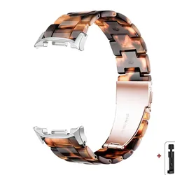 Vibrant Resin Strap Replacement Band - Galaxy Ultra 2025 (Dark honey)