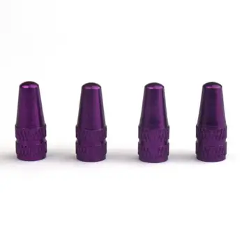 4 ชิ้น/เซ็ตสายรุ้งสีจักรยานยางวาล์วหมวกอลูมิเนียมแรงดันสูงหมวกวาล์วฝรั่งเศสหมวก Presta จักรยานยางหมวก MTB อุปกรณ์เสริม 10