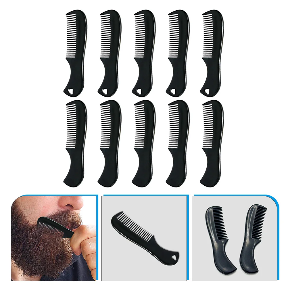 

Mini Beard Comb Mens Travel Pocket Sized Mustache Grooming Tool Straightener for Hair Combs