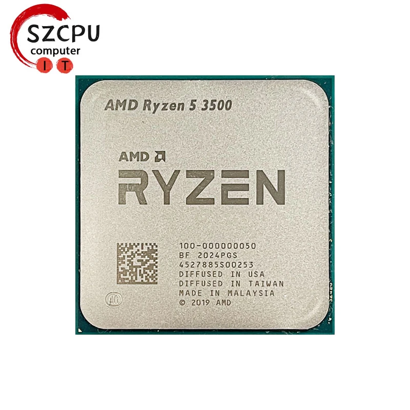 AMD Ryzen 5 3500 R5 3500 3.6 GHz Six-Core Six-Thread CPU Processor 7NM 65W  L3=32M 100-000000050 Socket AM4