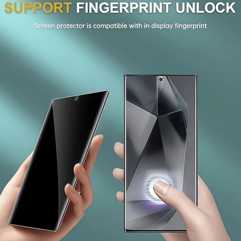 Dual Pack Privacy Tempered Glass Screen Protectors with Anti-Peeping Technology