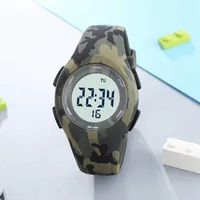 Kids Digital Watches Sports Camouflage Military Waterproof Led Wristwatch Alarm Stopwatch Electronic Student Children Watch 1