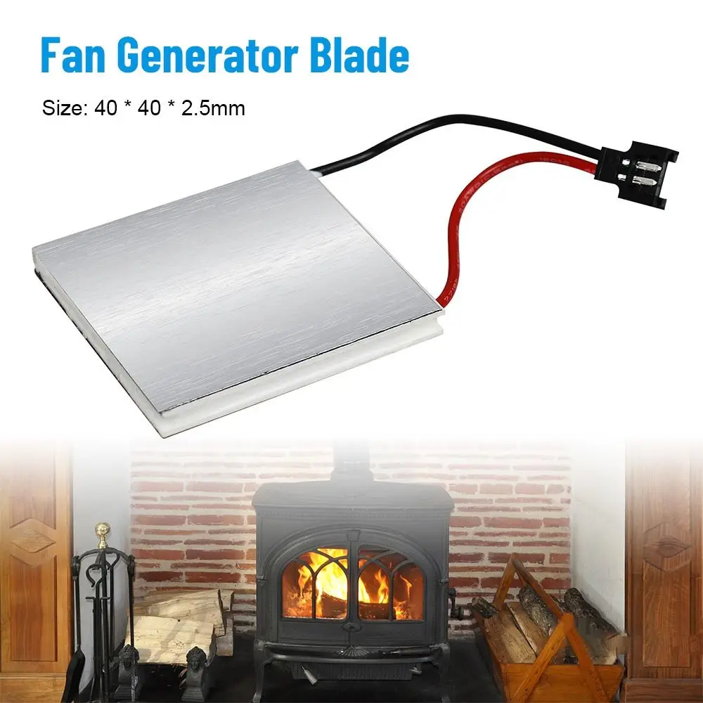 Stove Fan Thermoelectric Generator Fan Generator Blade Graphite Sheet Heat Conduction Fireplace Fan Accessories