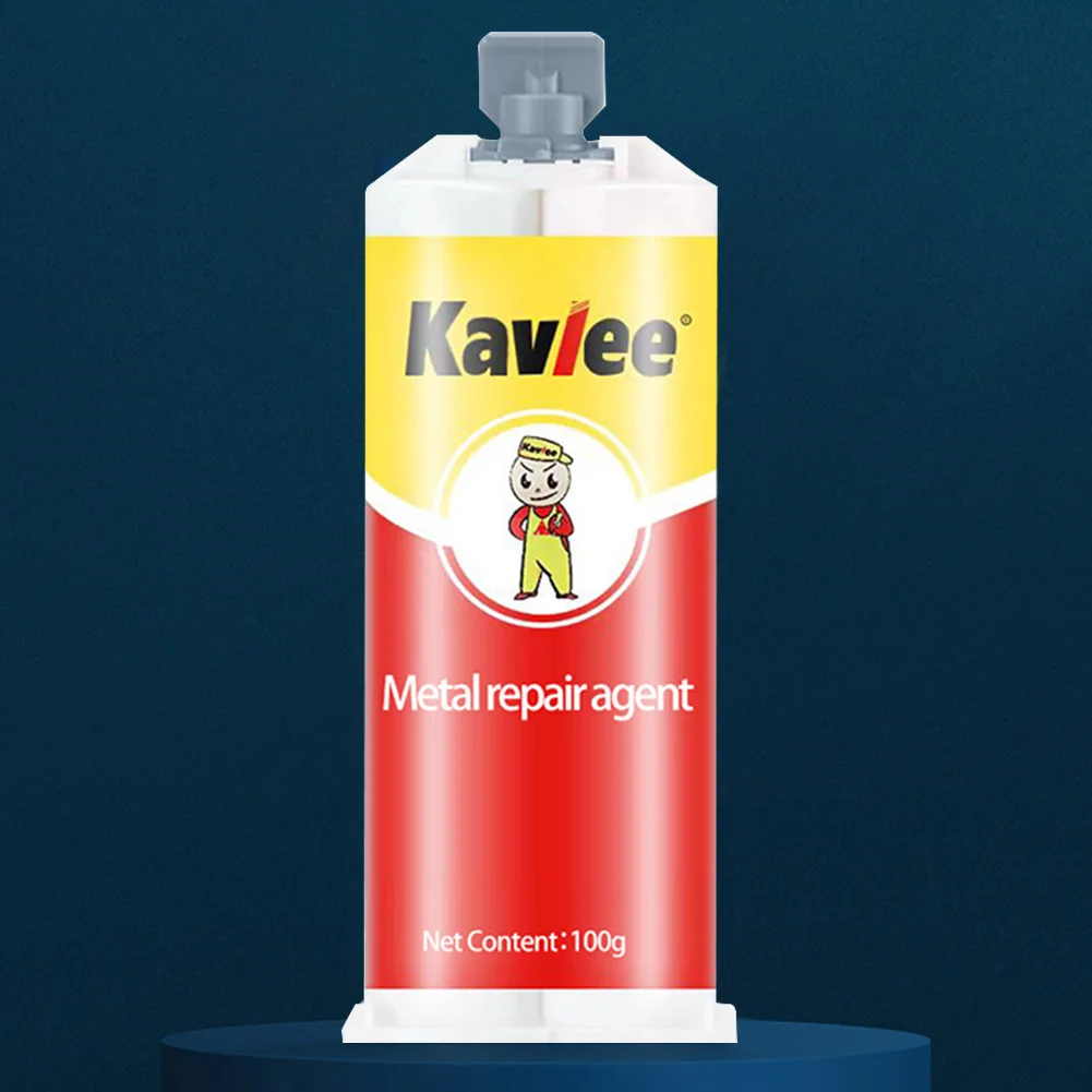 Metal Repair Adhesive Corrosion Preventive Casting Repair Glue Heat Resistance Quick Drying Waterproof for Steel Iron Aluminum