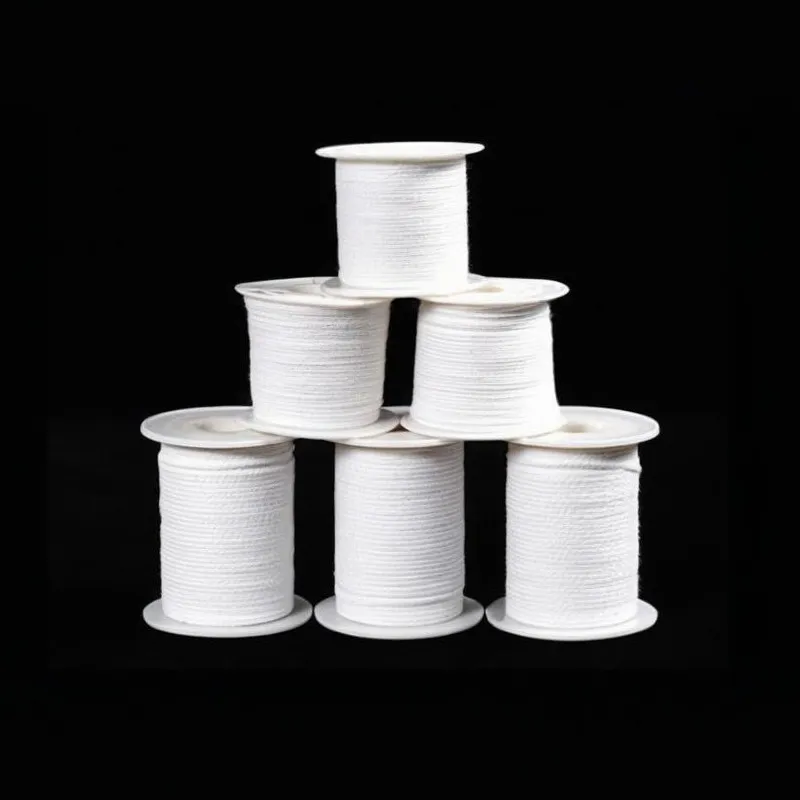 61 Meter/roll White Candle Core Cotton Candle Handmade Mold Diy Making Tool Whole Roll Roller Degrease Candles Wick