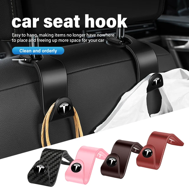 Car Seat Back Hook Durable Save Space Auto Hook for Tesla Model 3 Y -  AliExpress