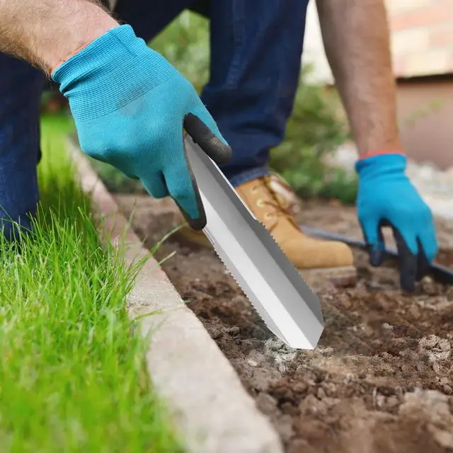 Kerti Simító Kertészeti Lapát Tiszta Titánkert Kézi Lapáttal Ergonómikus Markolat Mélységjelző Mérésekkel. - Image 4