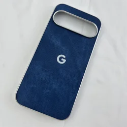 Luxury Cowboy Pattern Shockproof Phone Case - Fashionable Protective Back Cover - Pixel 9pro (Dark Blue)