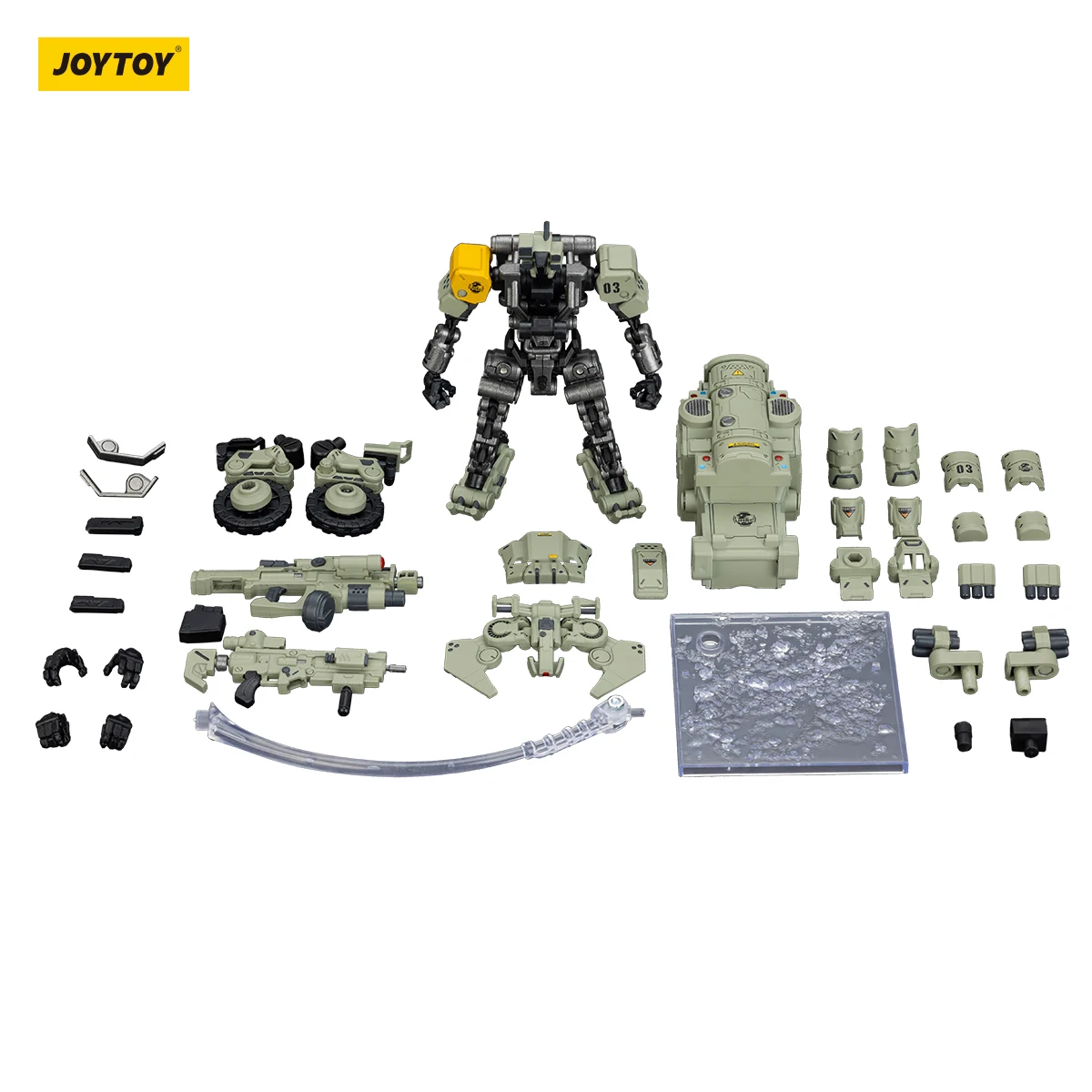JOYTOY  1/25 Action Figures Mech Fear XS-01 Night Raid type XS-02 Assault type XS-03 Tactical type - 5