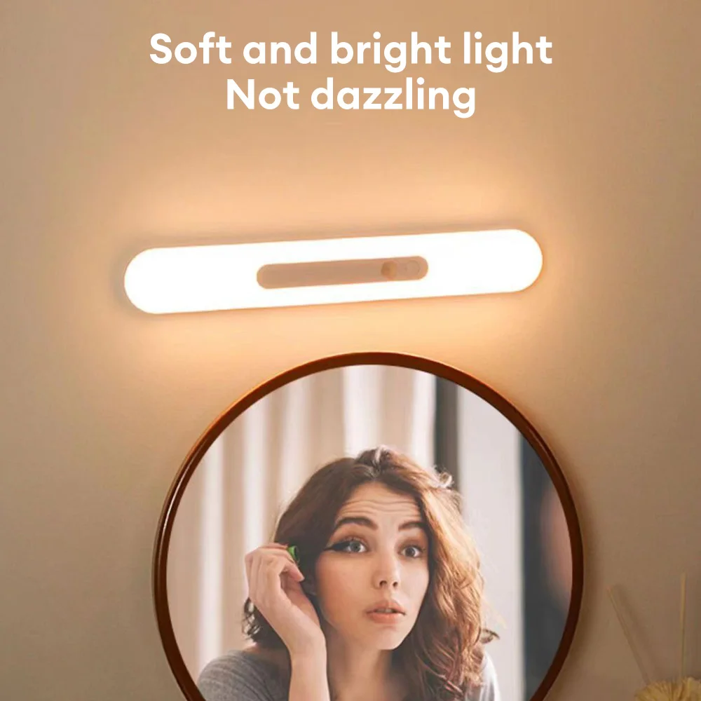 Description Picture 6 of itemLED Sensor Light Rechargeable Under Cabinet Lamp Magnetic Stairs Light Eye Protection Night Light Human Body Induction Lamp