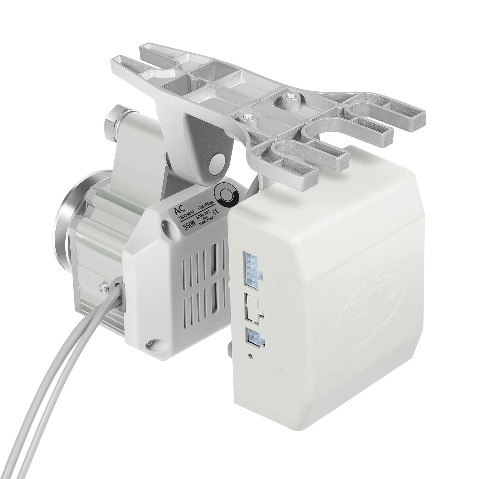 550W Sewing Machine Motor 200-4500RPM Adjustable Speed Dual Rotation Industrial Sewing Machine Electric Servo Motor 220V EU Plug
