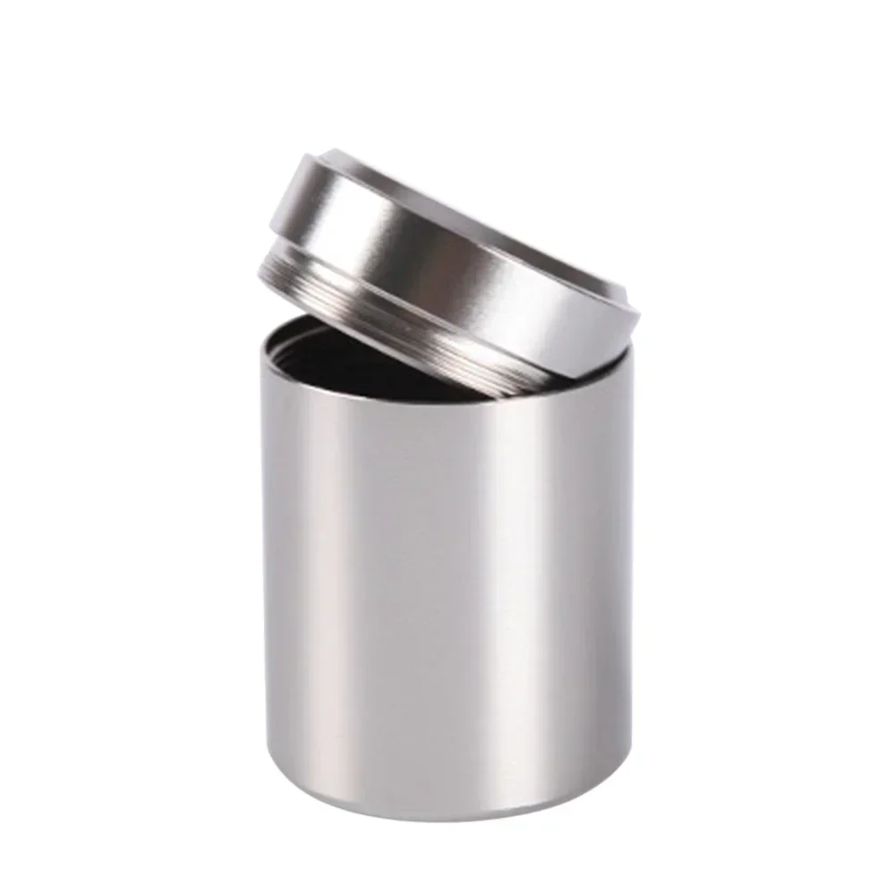 Herb Storage Container Airtight Smell Proof Aluminum Stash Jar Cute Herb Storage Container Aluminum Stash Box Pill Box 1PC