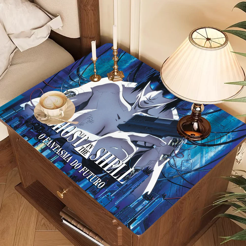Ghost In The Shell Coffee Cup Ironing Mat Modern Art Texture Drying Mat Kitchen Counter Coffee Bar Drain Mat 4