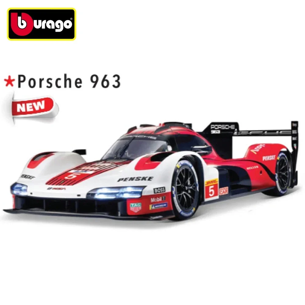 New Bburago 1:43 BMW M Hybird V8 Lamborghini Sc63 24H Le-Mans