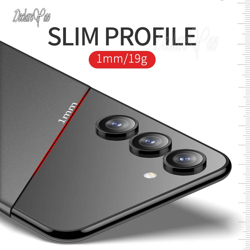 DECLAREYAO Original Slim Light Hard Matte Phone Case For Samsung Galaxy S23 Ultra S24 S22 S21 S20 FE S10 Plus Back Cover Frosted 5