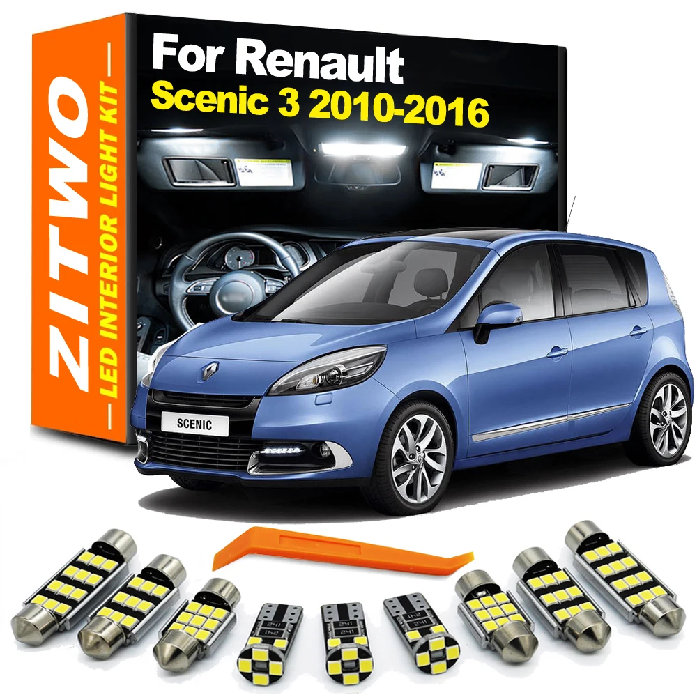 

Лампа дневного света в интерьерном стиле стыковочный комплект для Renault Scenic 3 MK3 2010 2011 2012 2013 2014 2016