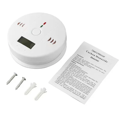 CO PPM 감지기 경고 사이렌 경보 일산화탄소 감지기 85dB 사운드 LCD 표시기, 안전 센서 홈 보안 보호 5