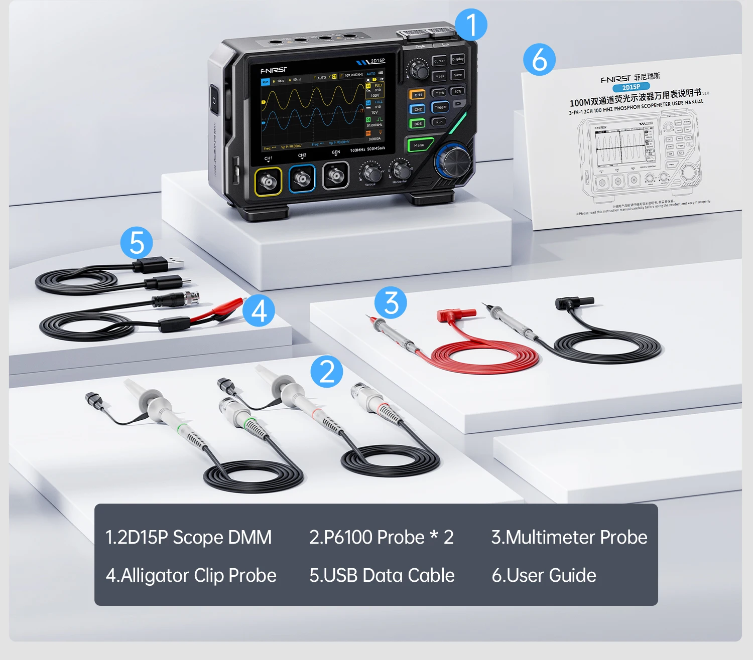 2D15P 3-in-1 Touch Screen Repair Device: 2-Channel, 100MHz,for home appliance or