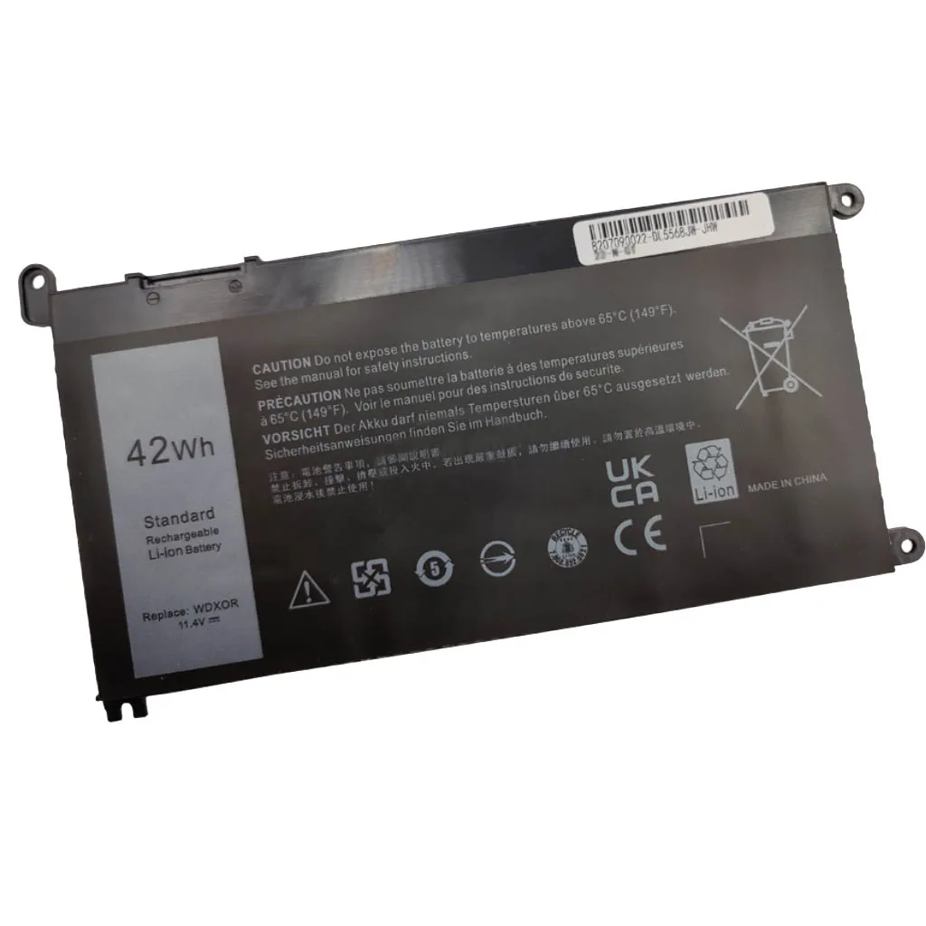 Nova Wdx0r Bateria para Dell Latitude 3180 3189 3190 3390 3480 3490 3580 3590 3379 Vostro 15 14 5468 5471 5568 5581