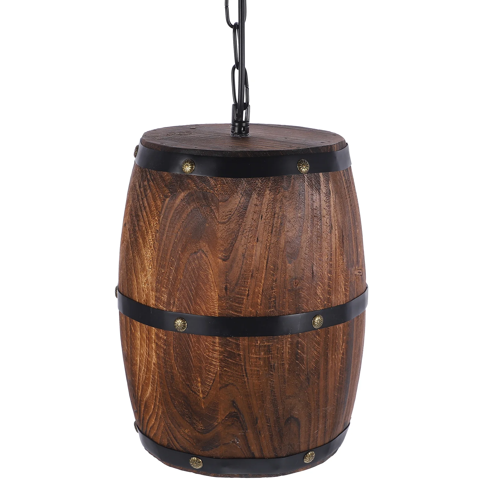

Barrel Lampshade Retro Chandelier Vintage Decor Living Room Lights Ceiling