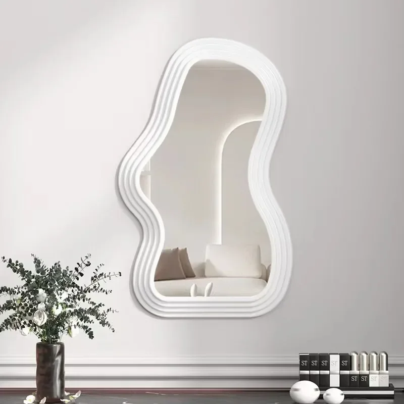 Lazzy House Wall Mirror for Bedroom Bathroom Kawaii Makeup Mirror  House Decoration Living Room Decoration Home Decor 2