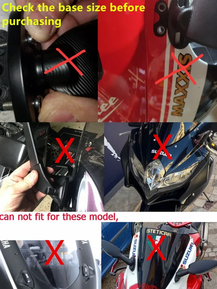 SPECCHIETTI RETROVISORI MANUBRIO BAR END SUZUKI GSF 600 BANDIT - Foto 7