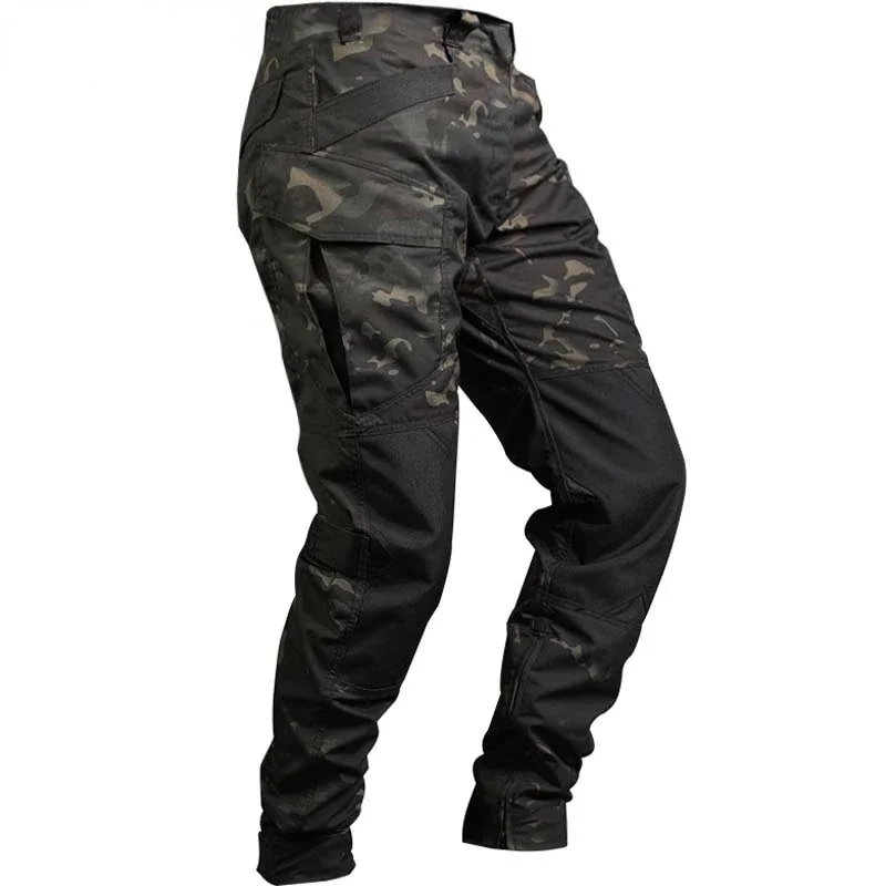 Tactical Pants Camouflage Casual BDU Pants Multicam Camo Training Hiking Hunting Waterproof Men Work Pants Combat Trousers