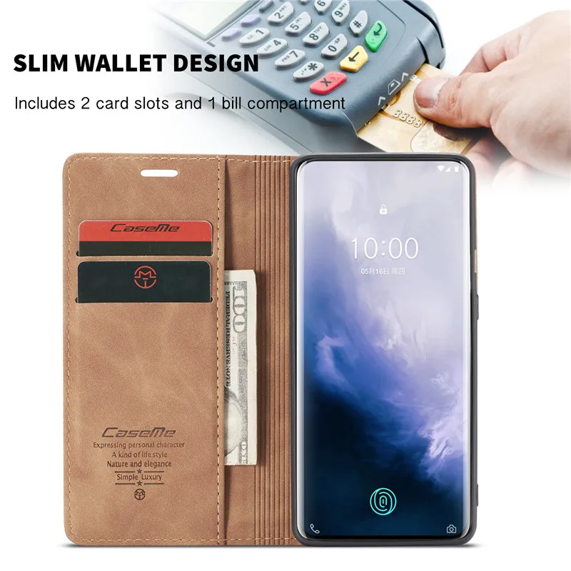 Magnetic Flip Cover Oneplus Pro Leather Cover Flip Case Oneplus