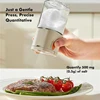 180ml Glass Spice Bottle Dual Purpose Quantitative Seasoning Jar Push Type Kitchen Salt Shaker Sealed and Moisture-proof Jars 3