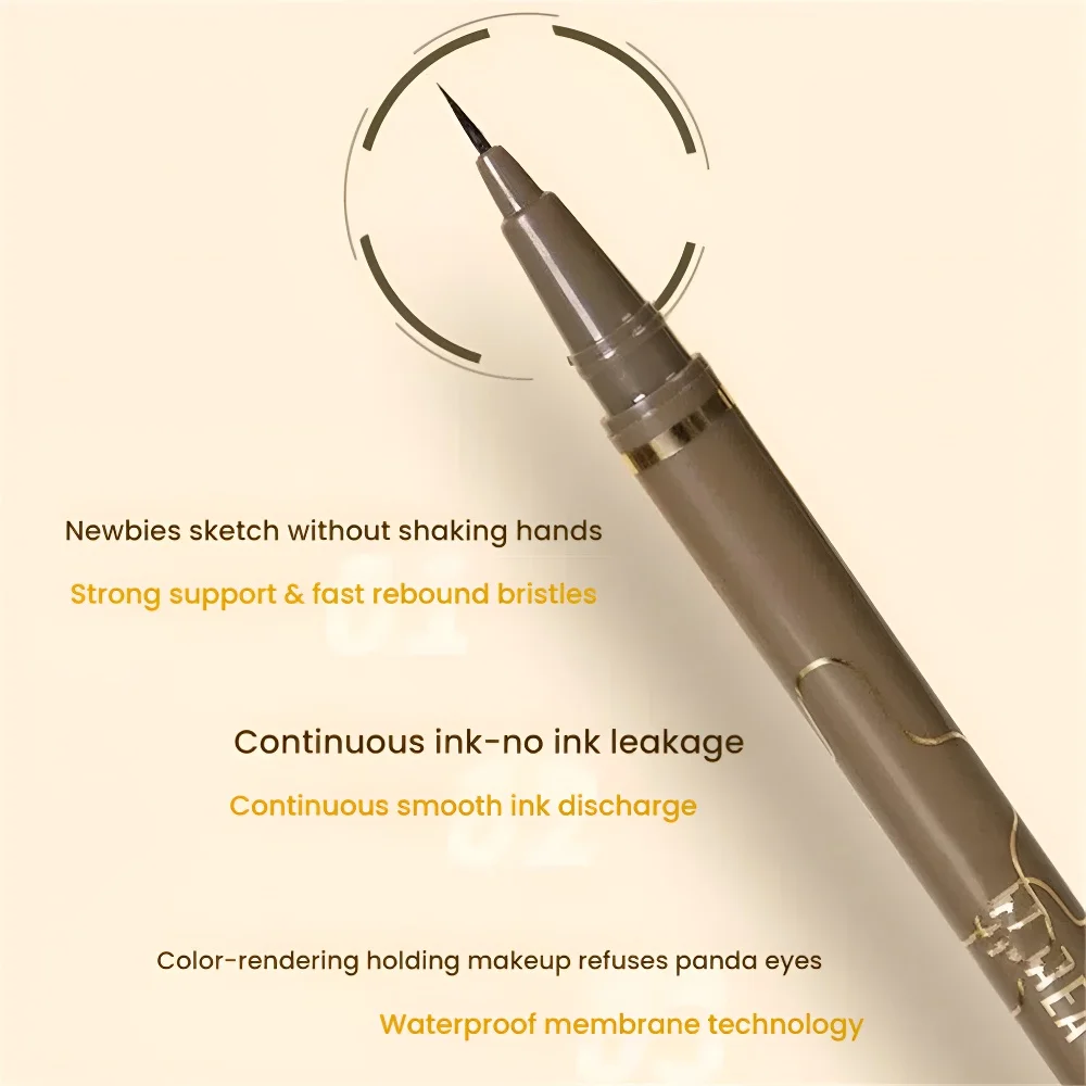 Eyeliner liquido waterproof con punta ultra fine lunga durata_voghion.com
