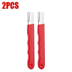 Portable Handheld Knife and Tool Sharpener with Quick Grinding Stone - 12cm (Red- 2pcs)