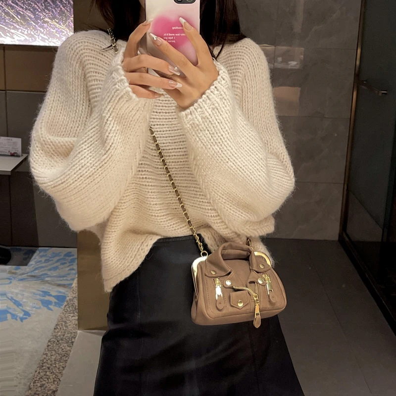 female messenger purse stylish city bag for women cute women's shoulder bag fashion winter mini crossbody bags for women Girl