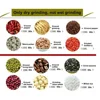Portable Electric Coffee Grinder Stainless Steel Coffee Bean Grind Machine High Power Kitchen Portable Salt Pepper Spice Grinder 4