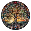 Wooden Puzzles for Adults, Tree of Life Puzzle Uniquely Irregular Animal Shaped Wooden Jigsaw Puzzles, Creative Gift for Kids 2