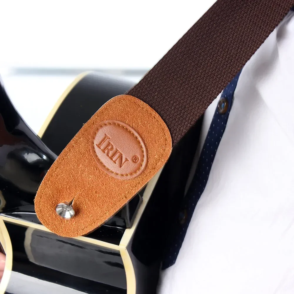 Multi-Color Adjustable Cotton Guitar Strap for Bass, Acoustic & Electric Guitars