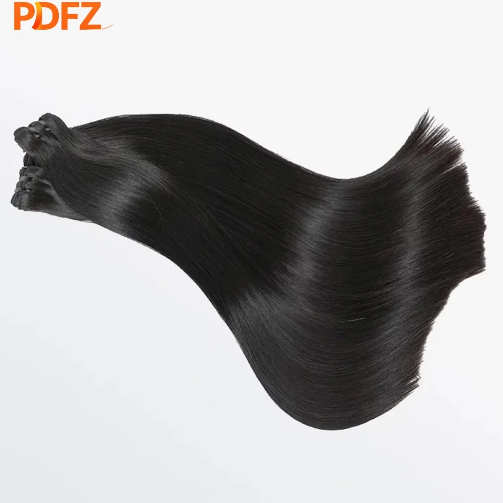 100% Real Human Hair 100G/Bundle Straight Human Hair Bundles Raw Virgin Unprocessed Straight Human Hair Bundles Extensions 1