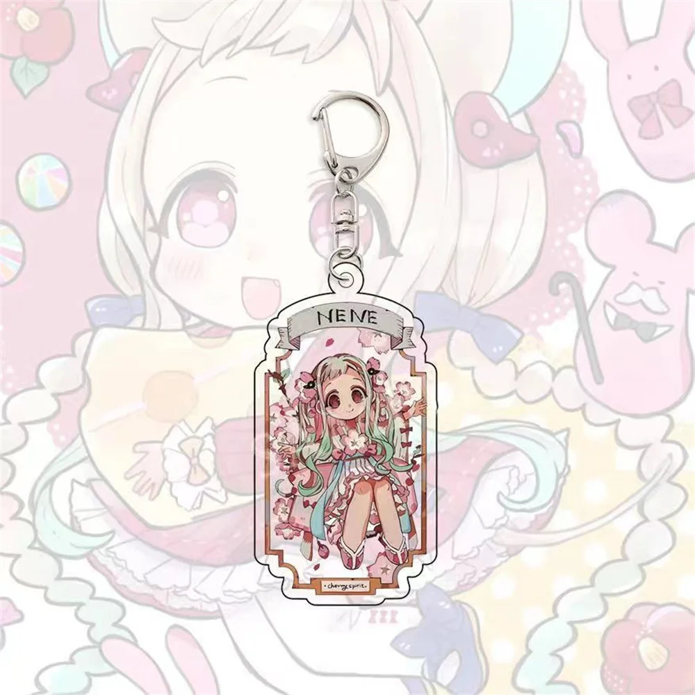 Lot De 6 Porte-clés Hanako-Kun En Acrylique à Suspendre Pour Les Amateurs D'animation