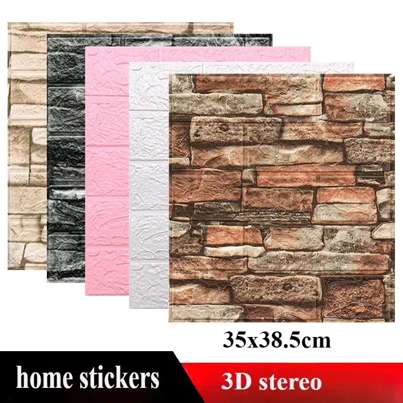 3d Wallpaper three-dimensional wall stickers self-adhesive wallpaper soft package waterproof wall decoration