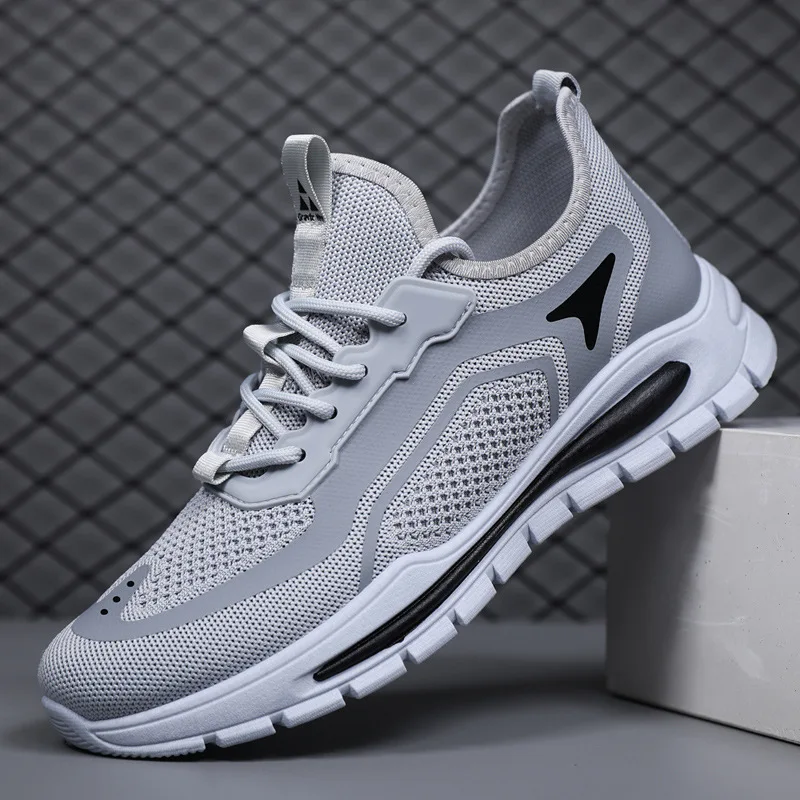 

Men's Fashion Vulcanized Shoes Lightweight Soft Comfortable Breathable Non-slip Mesh Running Casual Sneakers Chaussure Homme