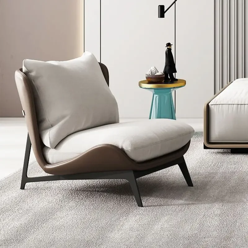 

Nordic Single Chair Modern Contracted Design Art Balcony Abnormity Recreational Chair Latex Sandalye Sofa Furniture