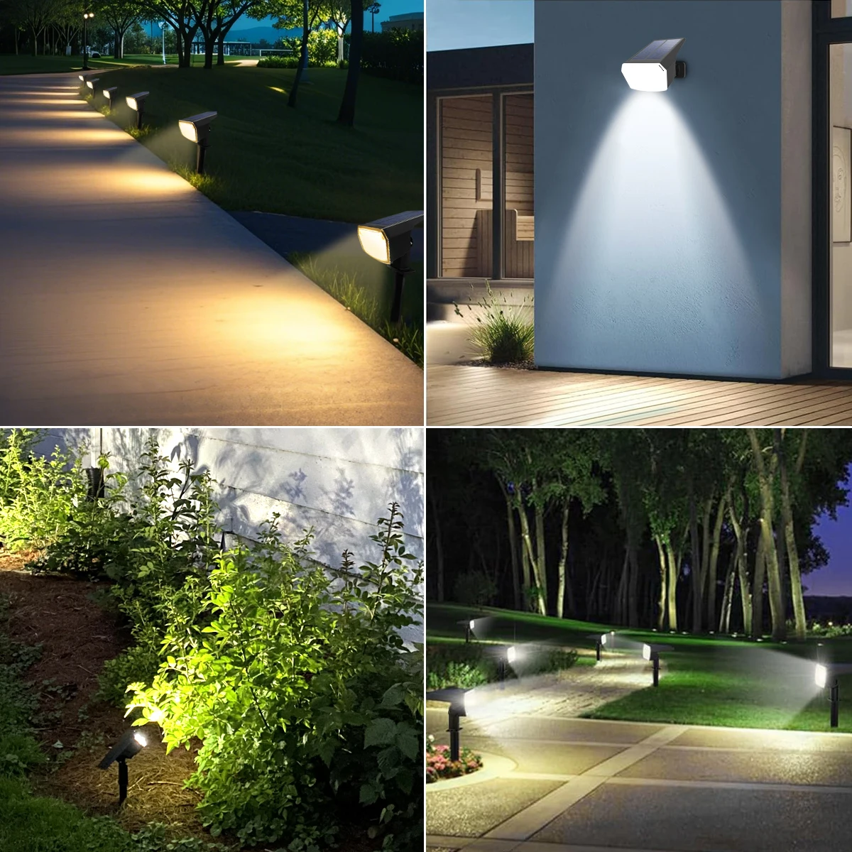 Luces Solares De Suelo, 10 Luces Led Solares Para Jardin Mejoradas Pasarela