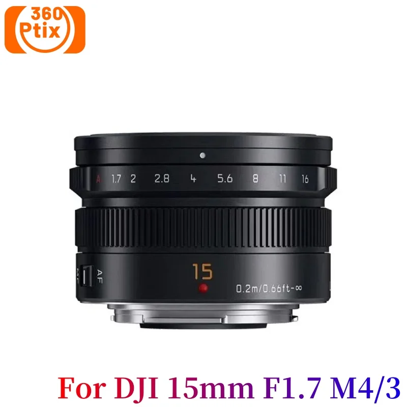 Original For DJI 15mm F1.7 M4/3 Mount Lens For Panasonic GF6 GF7