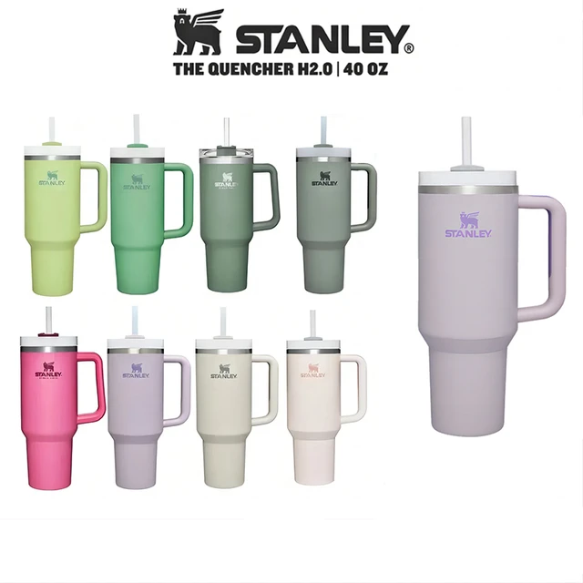 Stanley 40oz/1.1L Tumbler With Handle Leopard With Straw Lids