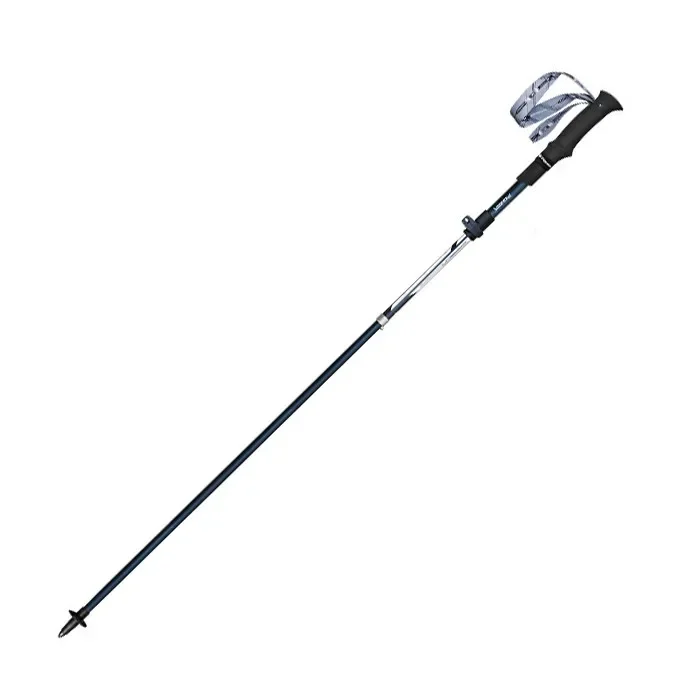 Pioneer Ultralight Collapsible Walking Stick Carbon Fiber Aluminum Alloy Double Material Hiking Trekk Pole 105-125cm Adjustable 6