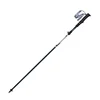 Pioneer Ultralight Collapsible Walking Stick Carbon Fiber Aluminum Alloy Double Material Hiking Trekk Pole 105-125cm Adjustable 6
